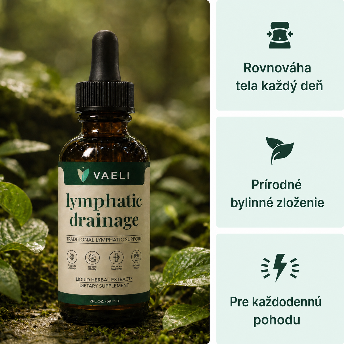 Vaeli™ — Kvapky na lymfatickú drenáž