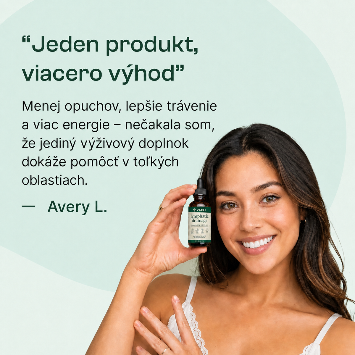 Vaeli™ — Kvapky na lymfatickú drenáž