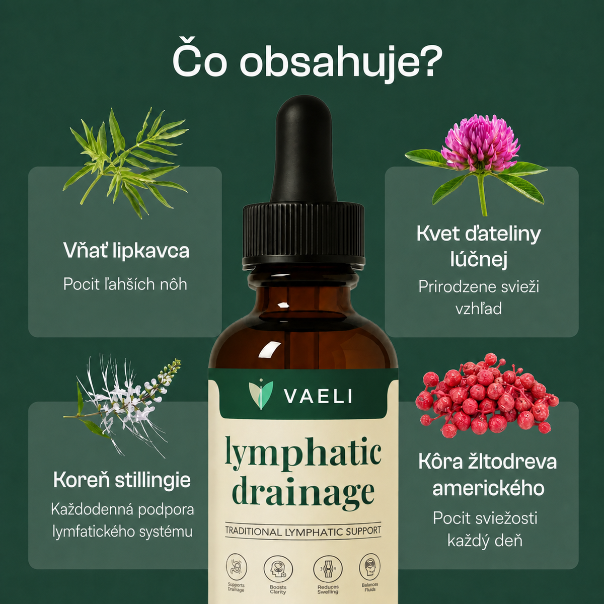 Vaeli™ — Kvapky na lymfatickú drenáž